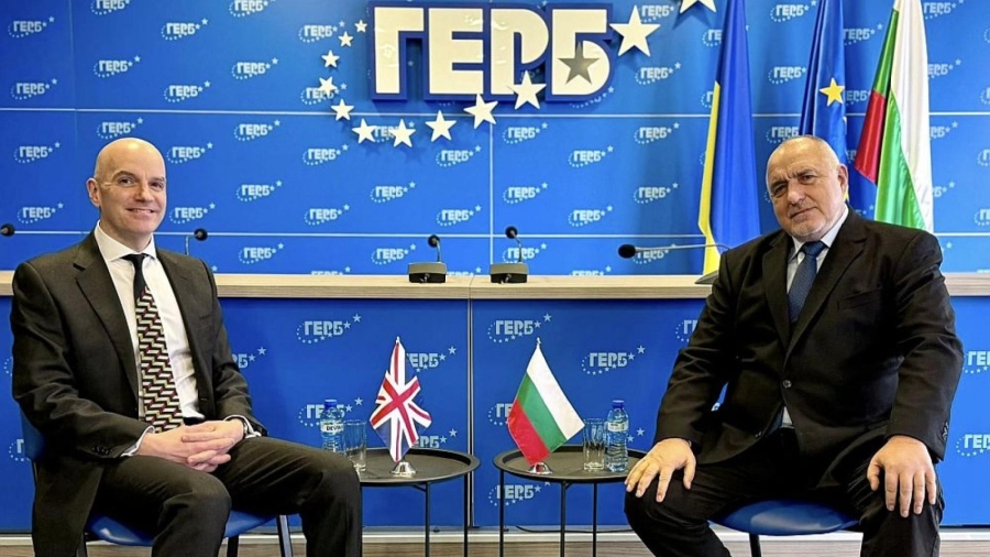 Борисов обсъди сигурността и партньорството с британския посланик в централата на ГЕРБ