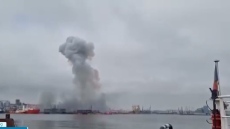 Дрон се самовзриви край пристанището в Констанца