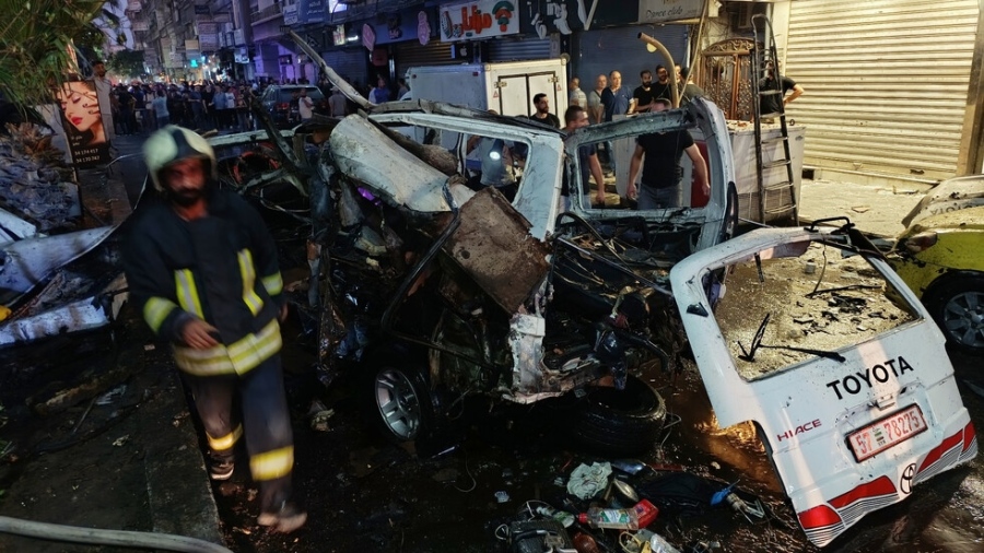 Взрив в такси край Дамаск рани 14 души